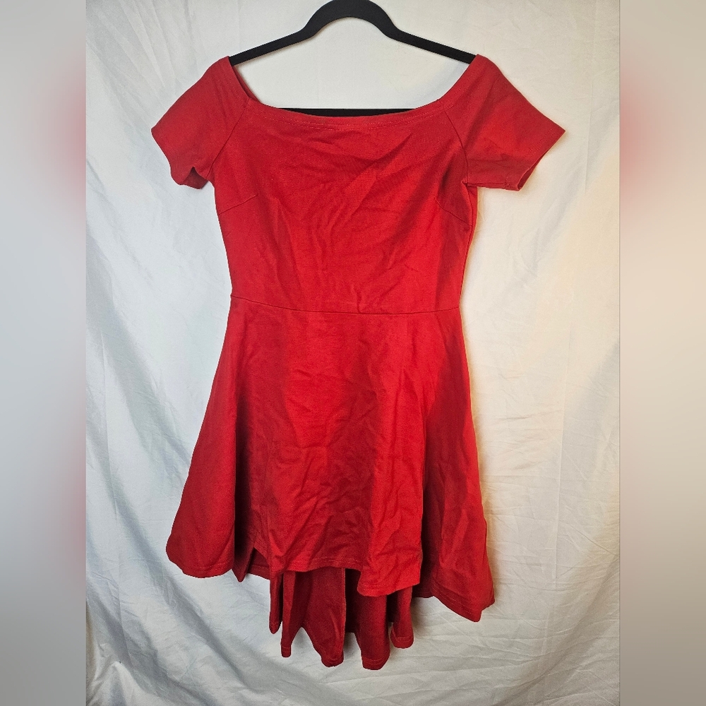 Elegant Red Women's Dress